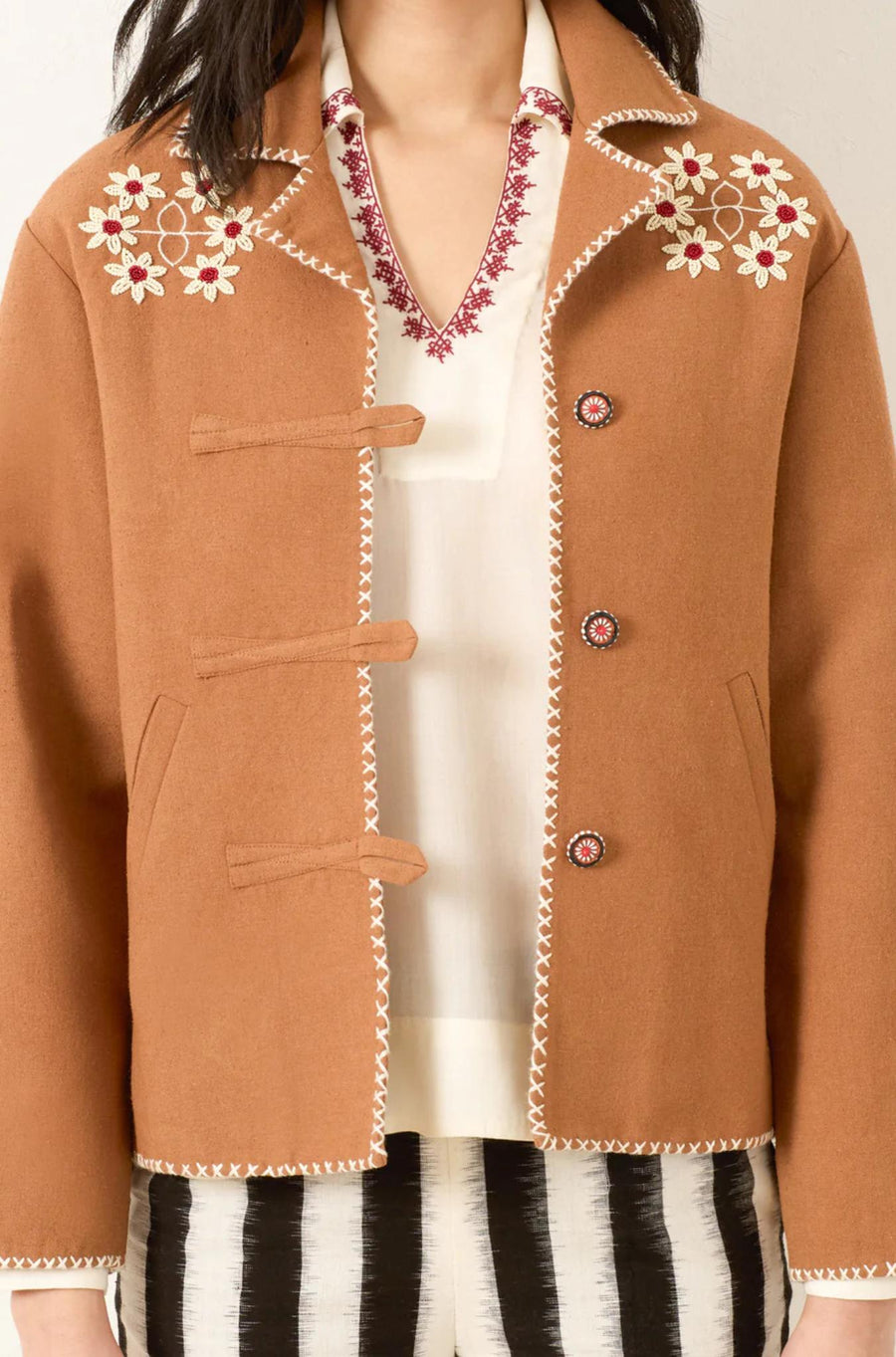 Western Cactus Bloom Jacket-JACKETS & OUTERWEAR-ALIX OF BOHEMIA-Debs Boutique