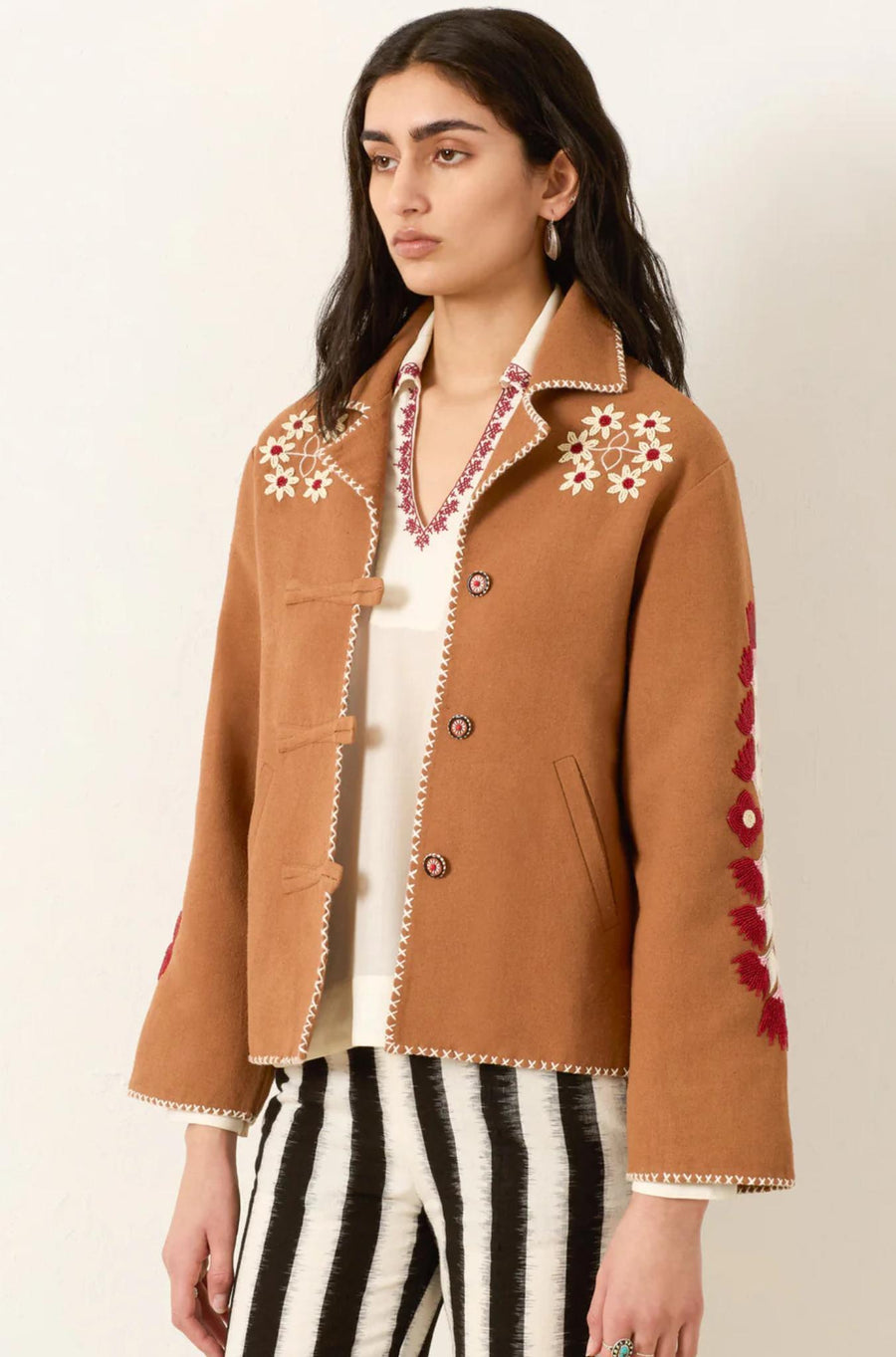 Western Cactus Bloom Jacket-JACKETS & OUTERWEAR-ALIX OF BOHEMIA-Debs Boutique