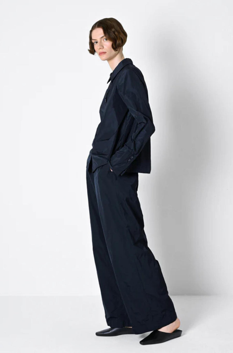 Winter Blouse Black-Tops-Katharina_Hovman-Debs Boutique