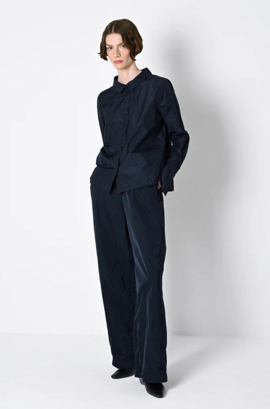 Winter Blouse Black-Tops-Katharina_Hovman-Debs Boutique