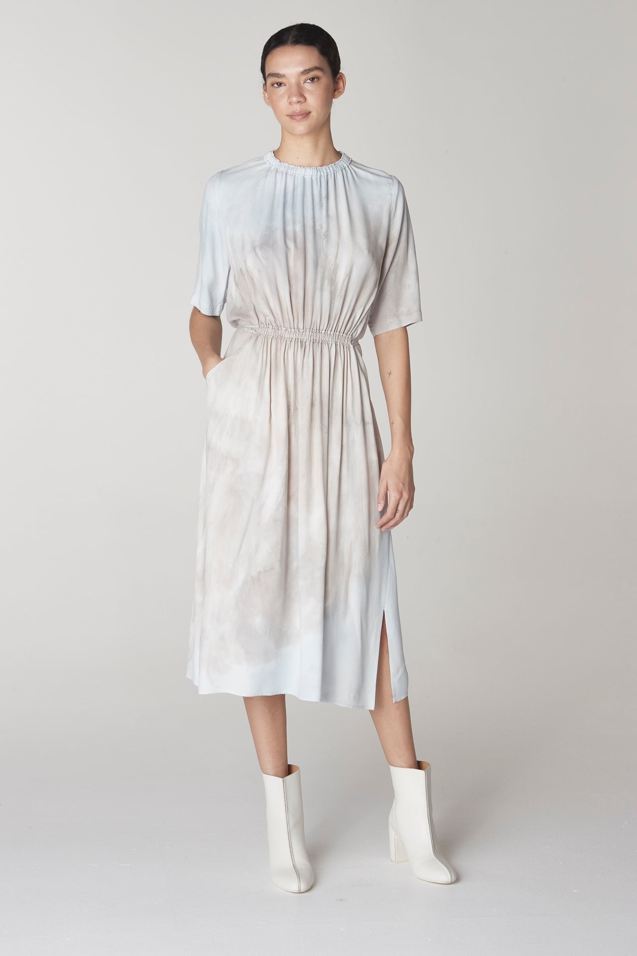 Short Sleeve Tatiana Dress-Dress-Raquel Allegra-Debs Boutique