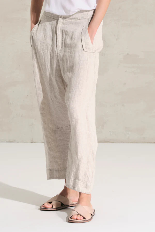 Striped Linen Pant