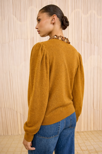 Thumbnail for Kalani Embroidered Cashmere Long Sleeve Pullover