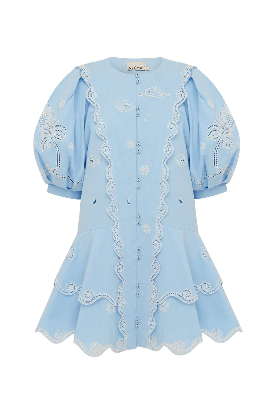 Maizy Embroidered Mini Dress