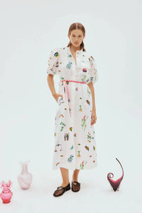 Thumbnail for ATTICUS EMBROIDERED SHIRTDRESS-Dress-Alemais-Debs Boutique