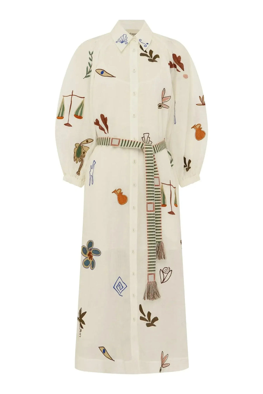 Mina Embroidered Shirtdress-Dress-Alemais-Debs Boutique