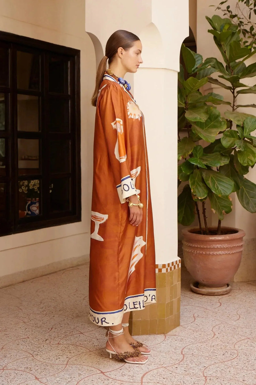 Soleil D'Amour Silk Shirtdress-Dress-Alemais-Debs Boutique