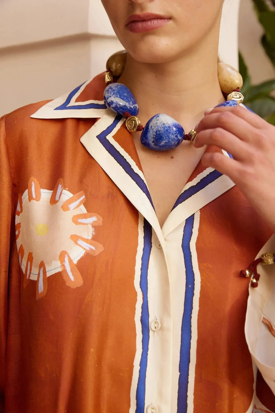 Soleil D'Amour Silk Shirtdress-Dress-Alemais-Debs Boutique