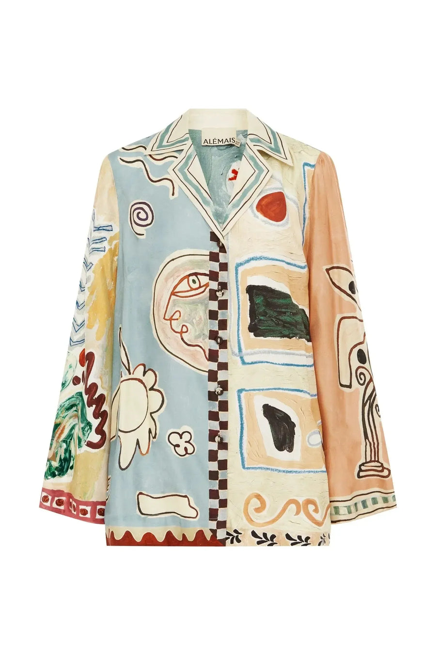 Michelle Silk Shirt-Tops-Alemais-Debs Boutique