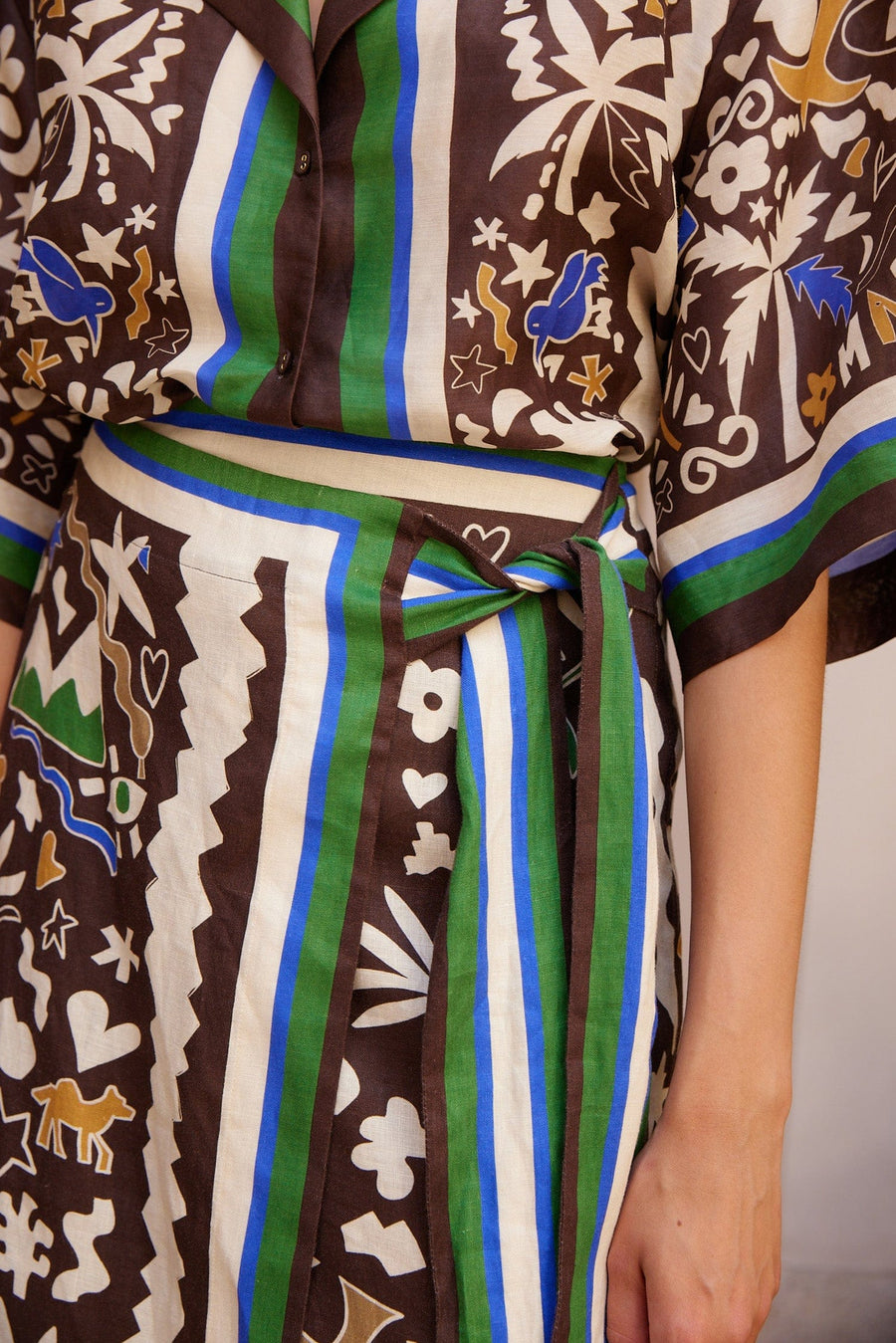 Maroc Wrap Skirt-SKIRTS & SHORTS-Alemais-Debs Boutique