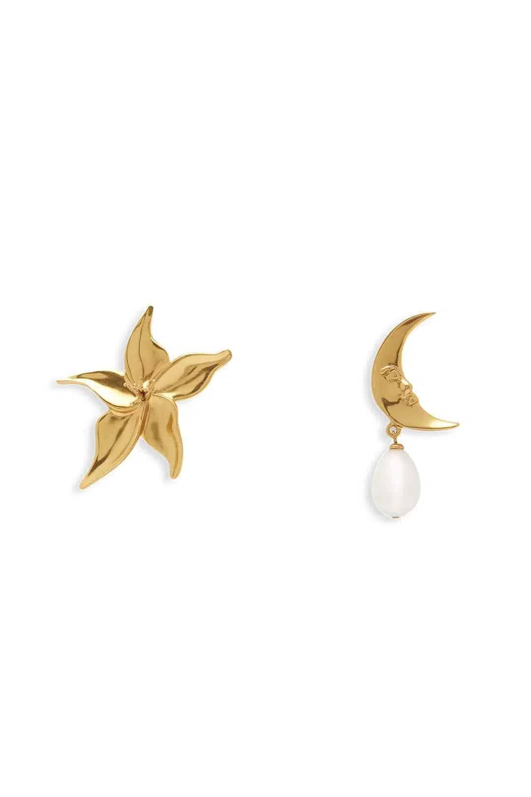 HERO STAR & MOON EARRING-Accessories-Alemais-Debs Boutique