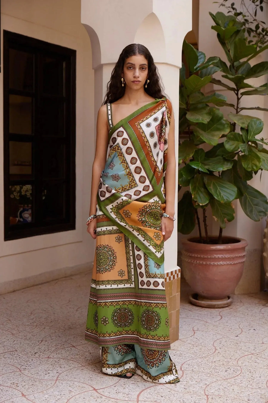 Contina Silk Scarf-Accessories-Alemais-Debs Boutique