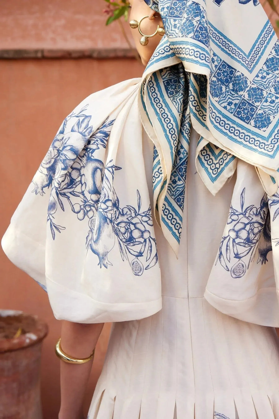 Villa Romantica Silk Scarf-Accessories-Alemais-Debs Boutique