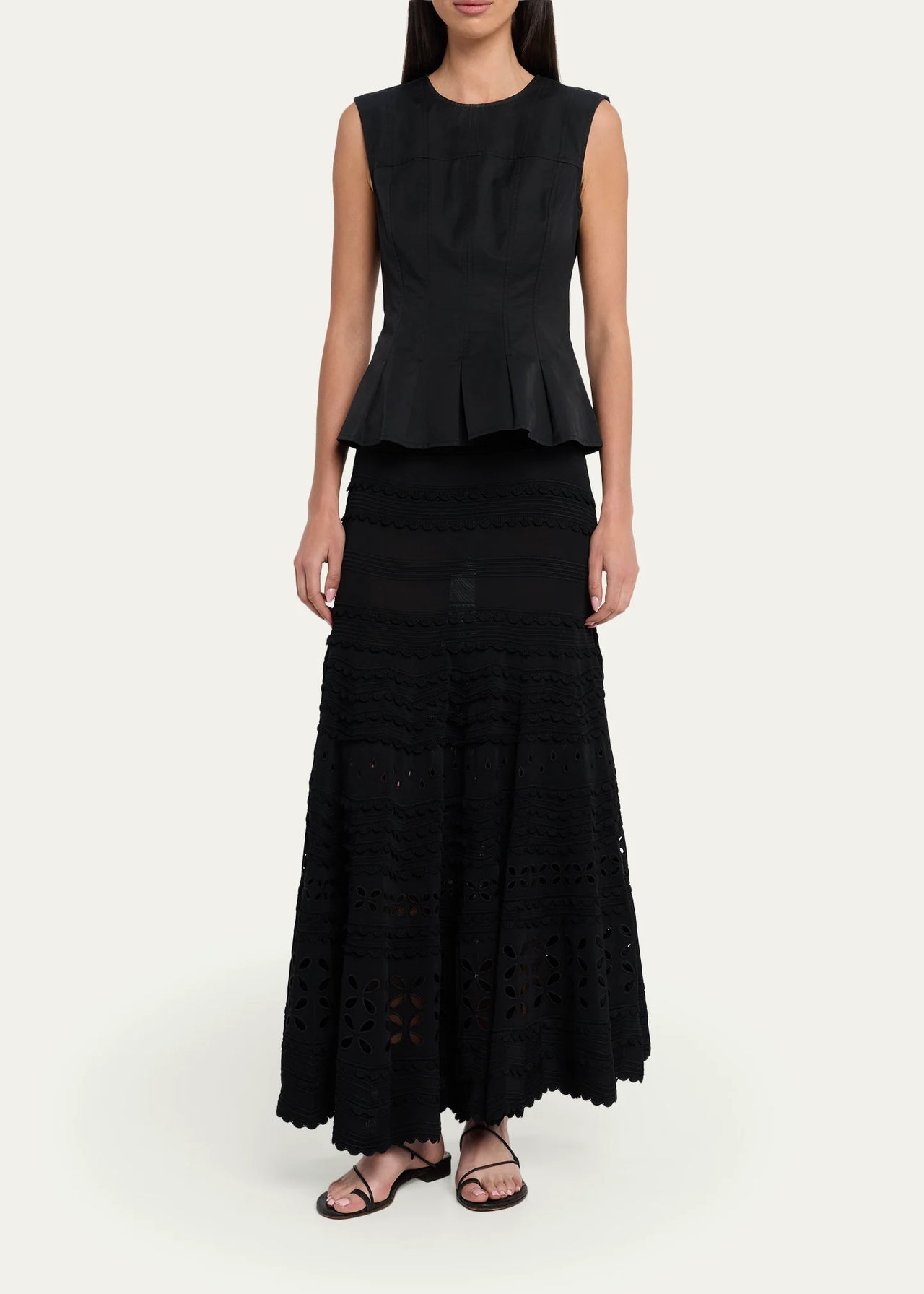Annisa Eyelet Knit Skirt