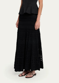 Thumbnail for Annisa Eyelet Knit Skirt