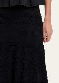 Thumbnail for Annisa Eyelet Knit Skirt