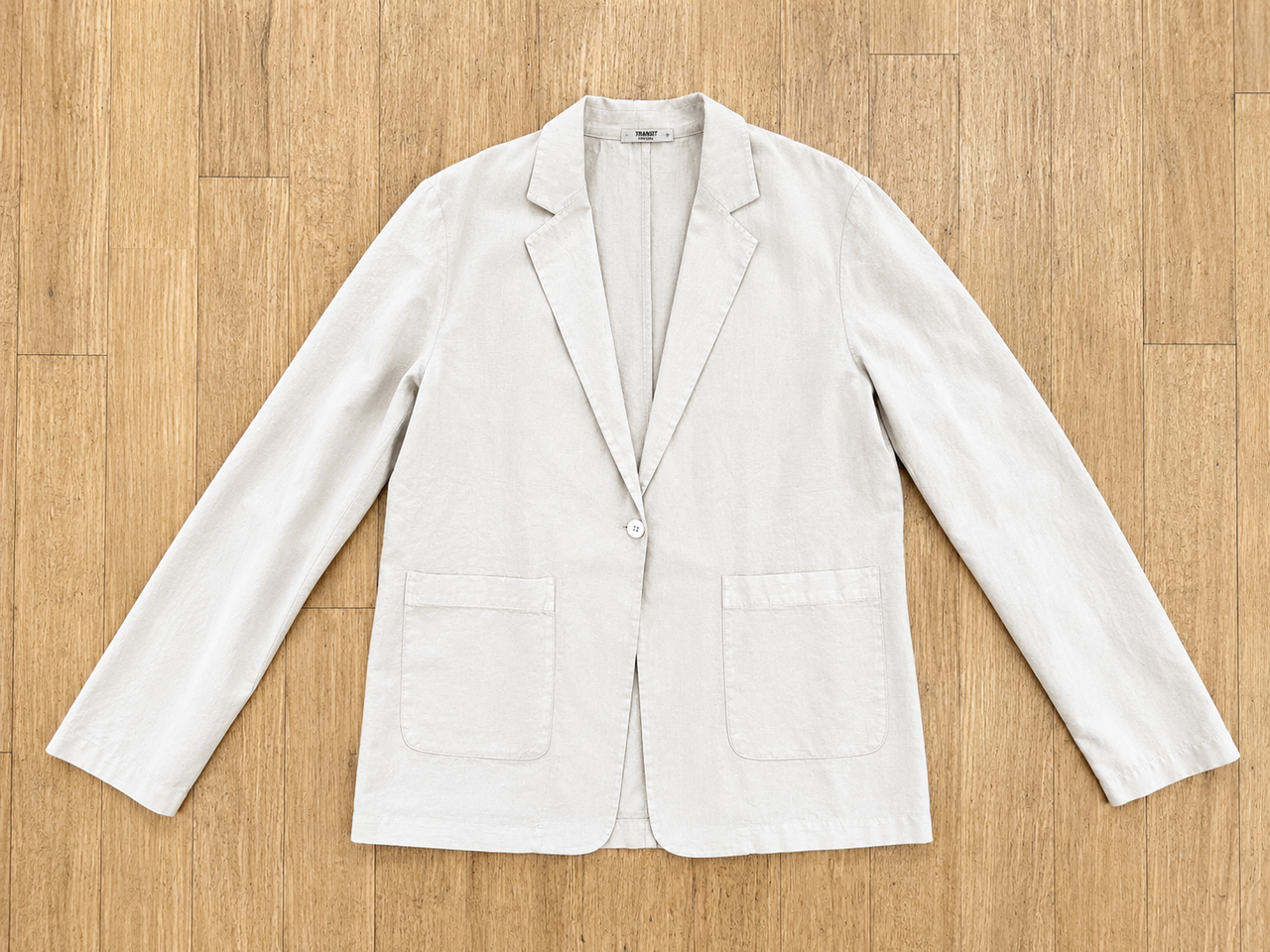 Button Boyfriend Jacket — Transit — Debs Boutique