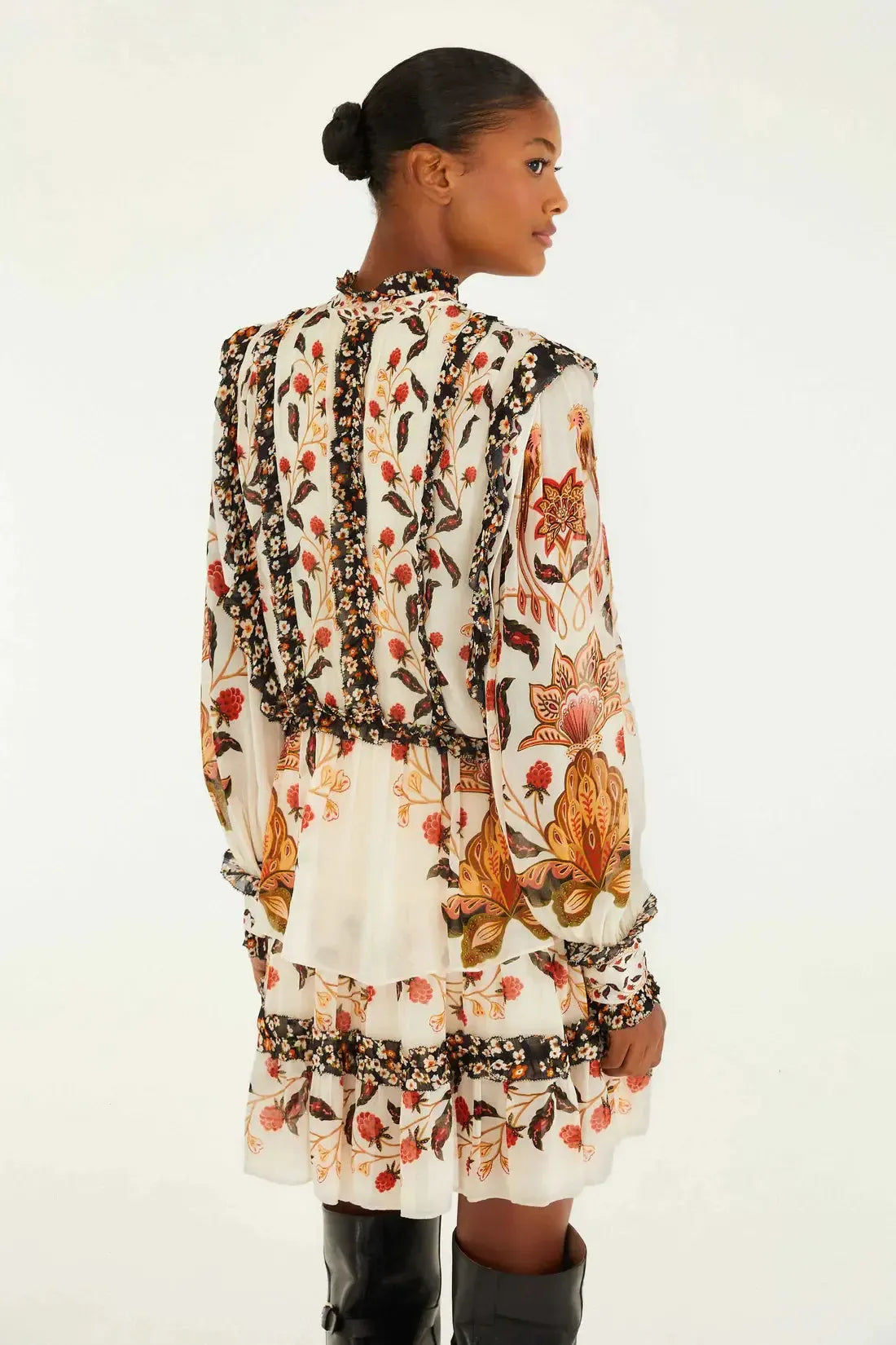 Berry Garden Cream Mini Dress-Dresses-Farm Rio-Debs Boutique