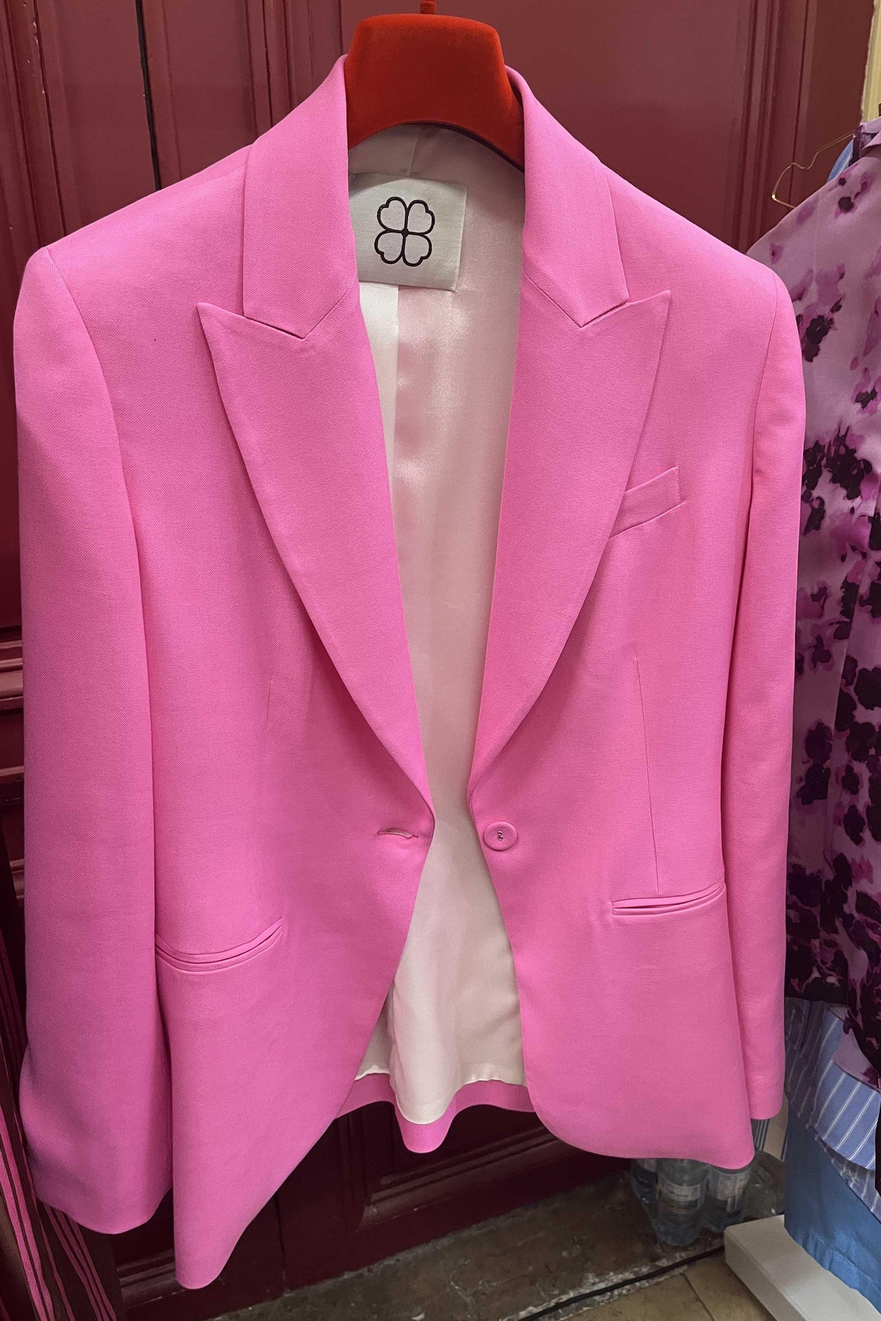 LIZA JACKET CADY STRETCH-Jacket-True Royal-Debs Boutique