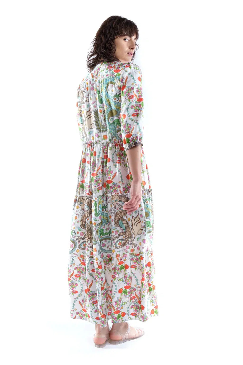 Flore Dress in Dragon-Dress-La Prestic Ouiston-Debs Boutique