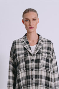 Textural Check Jacket