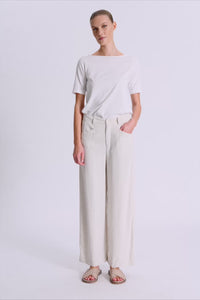 Wide Leg Pant Chalk