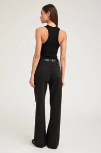Thumbnail for Fitted Scooped Tank Black-Tops-SPWMN-Debs Boutique