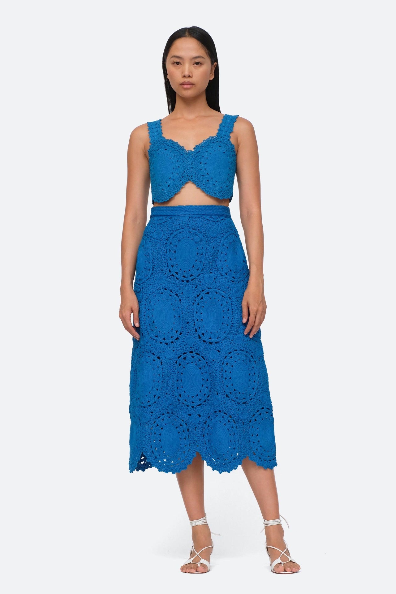 Camila Pleating Skirt - Aqua-Skirt-SEA NY-Debs Boutique