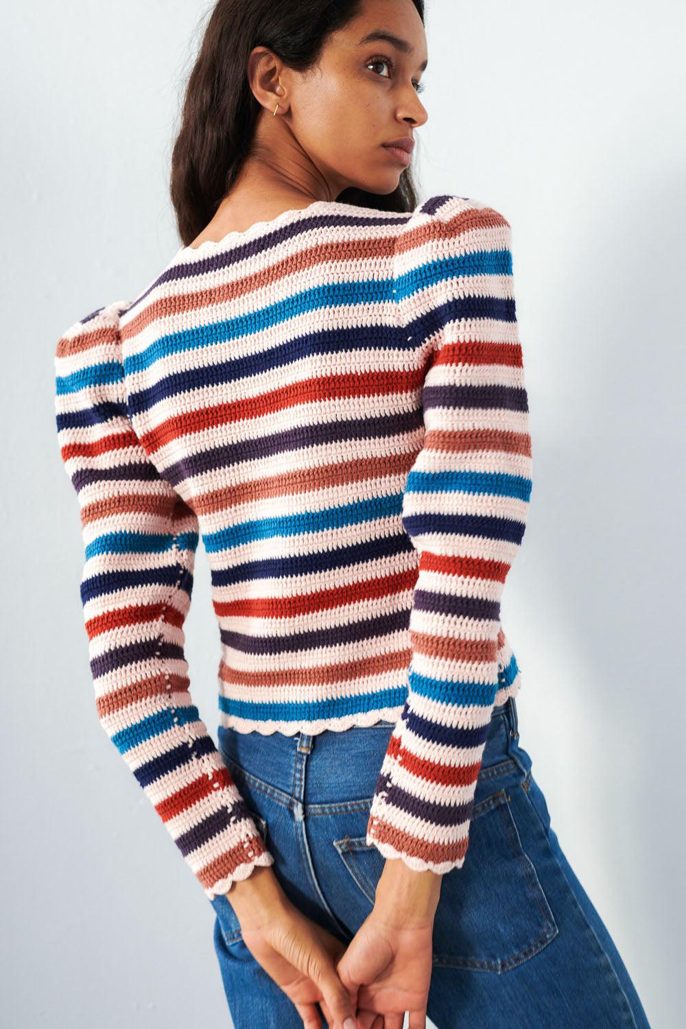 Jimmy Sweater in Tosh Blue-Sweater-Chufy-Debs Boutique