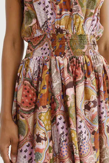 CAIRO SILK MAXI DRESS in SOUMY-Dress-Chufy-Debs Boutique