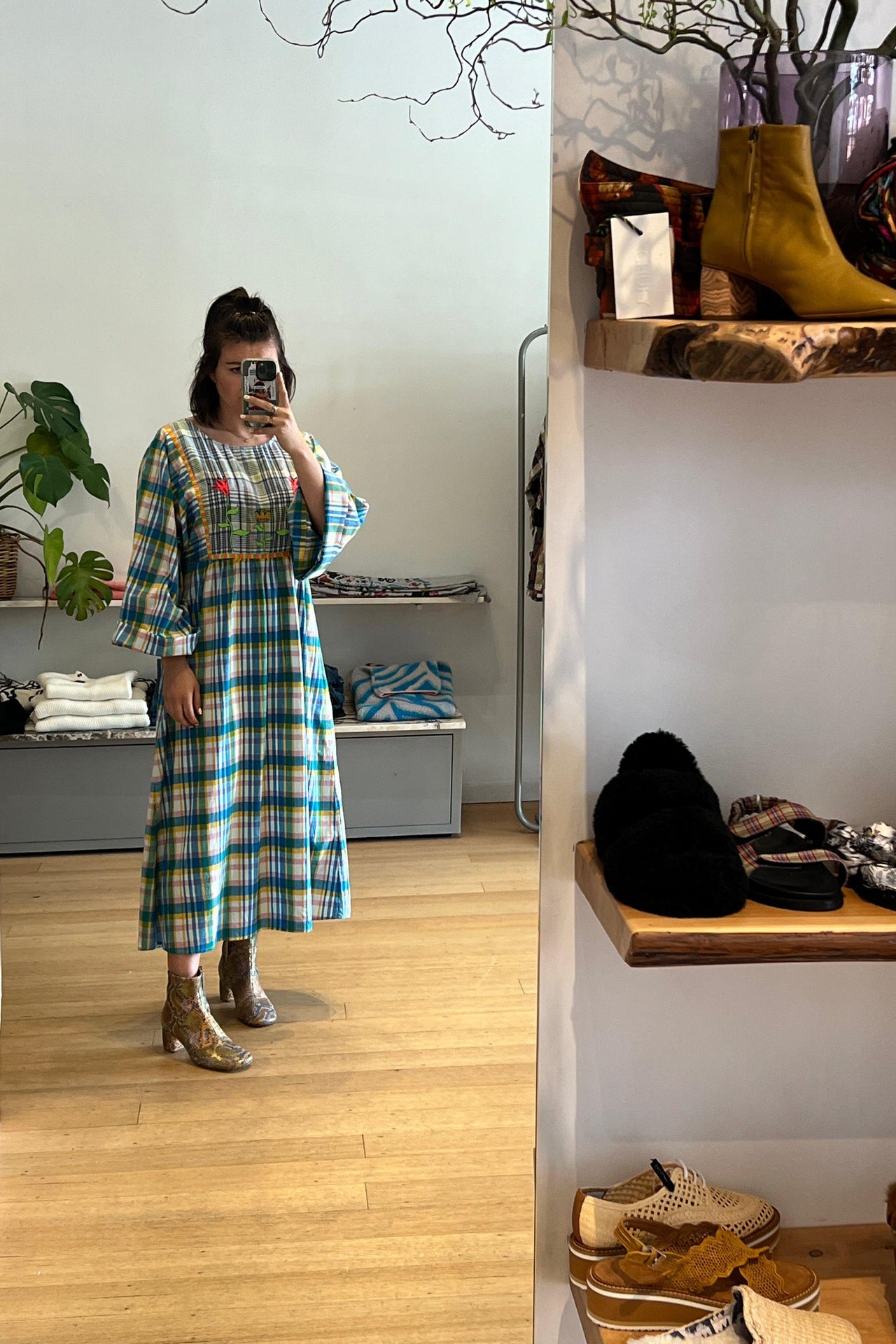 DEVA EMBROIDERED DRESS-Dress-Monoki-Debs Boutique