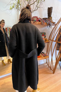 Thumbnail for Longline Textured Knit Coat Y340-Coat-Transit par Such-Debs Boutique