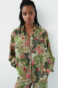 Thumbnail for Joyce Shirt in Juru Green-Shirt-Chufy-Debs Boutique