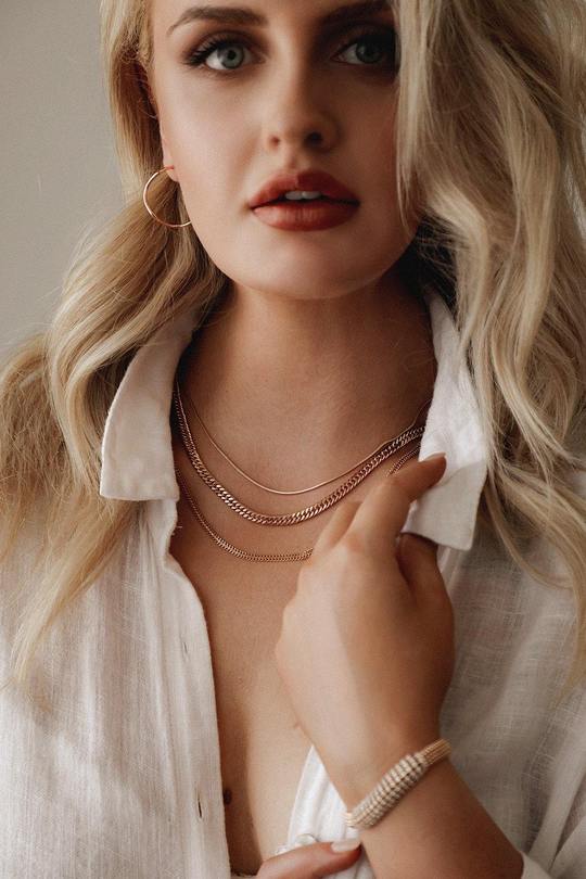 Moment Necklace-Necklace-Queen and Collection-OS-Gold-Moment-Debs Boutique