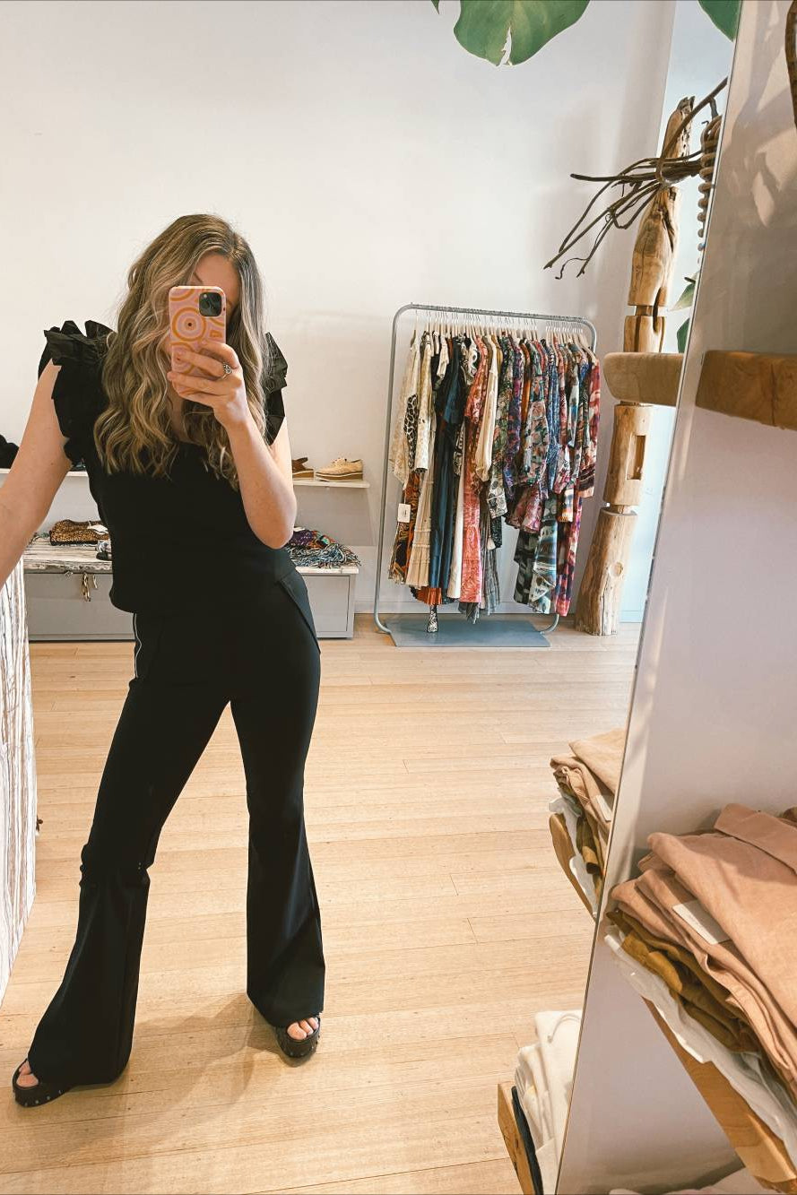 Standby Pants in Black-Pants-High by Claire Campbell-Debs Boutique