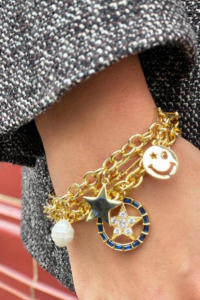 The North Star Bracelet (blue)-Bracelet-Celeste Starre-Debs Boutique
