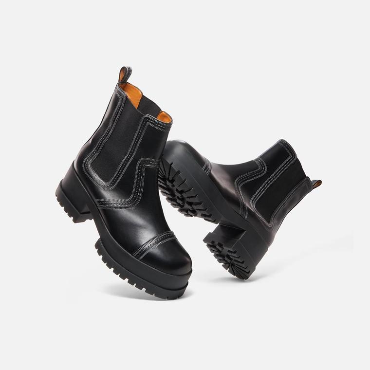 Wafa black Boots