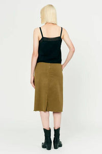 Thumbnail for Work Skirt in Tabacco-Skirt-Raquel Allegra-Debs Boutique