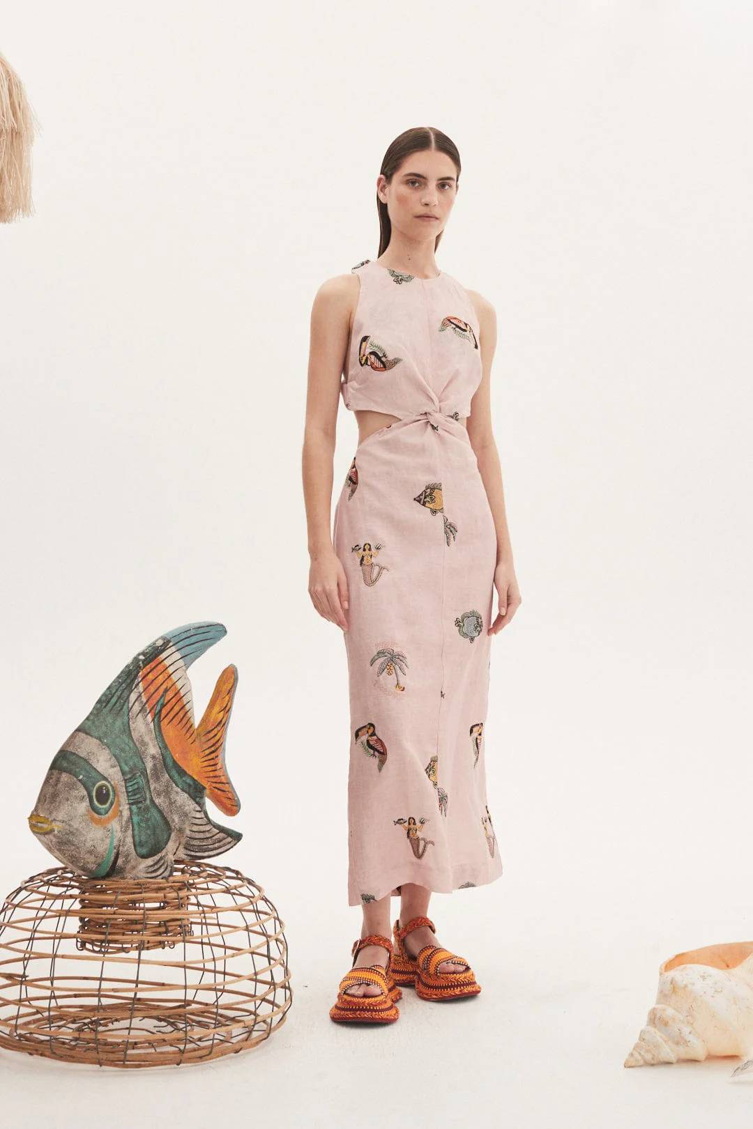 VACAY TWIST FRONT DRESS-Dress-Alemais-Debs Boutique