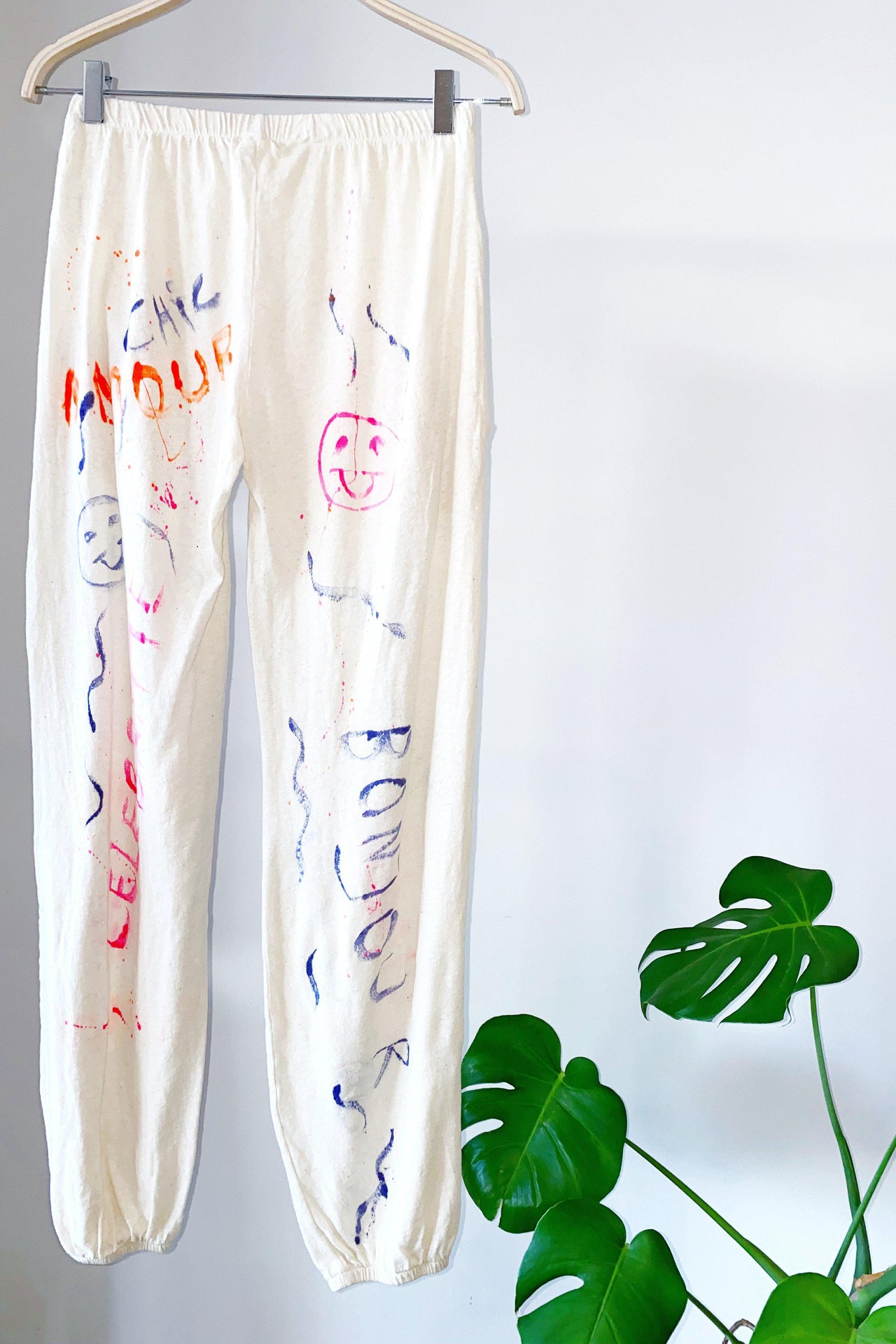 Hand Painted Organic Hemp Cotton Pant-General-Love TanJane-Debs Boutique