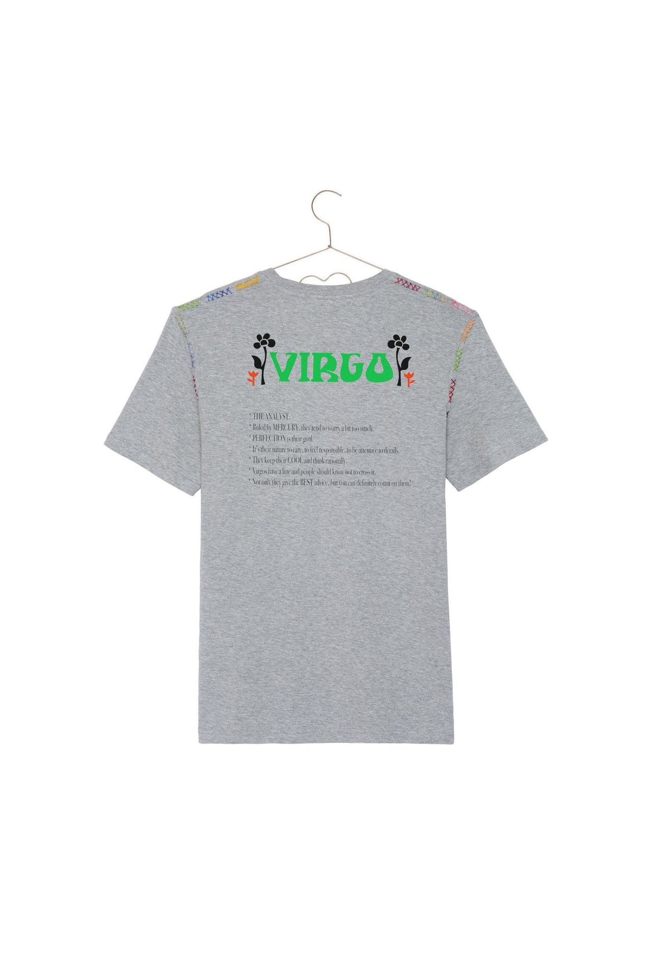ASTRO TEE VIRGO GREY-T-Shirt-Monoki-Debs Boutique